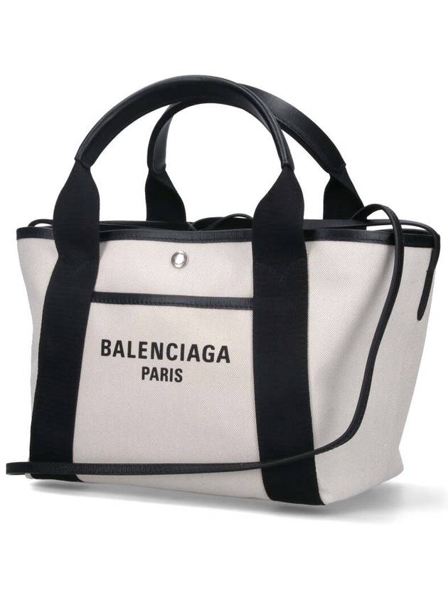 Balenciaga Biarritz Small Tote Bag Cream