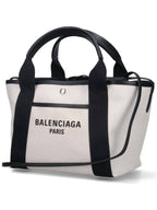 Balenciaga Biarritz Small Tote Bag Cream