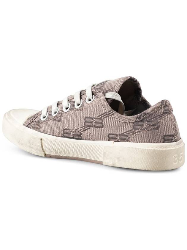 Balenciaga BB Monogram Low-Top Sneakers Grey