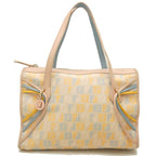 Fendi  Canvas Leather Tote Bag ()