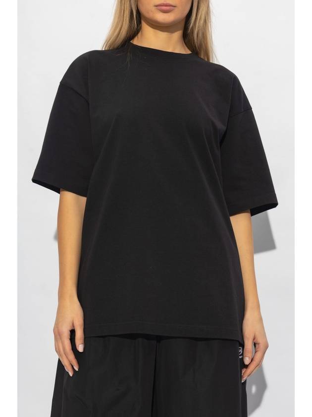 Balenciaga Logo Print Short Sleeve T-Shirt Black