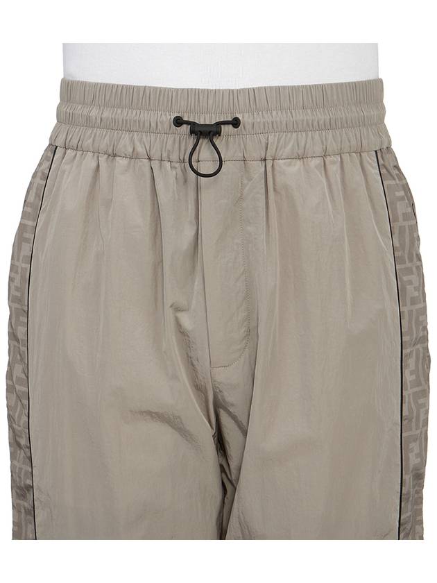 Fendi Men's Plain Logo Track Pants Grey