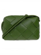 Bottega Veneta Cassette Intrecciato Small Cross Bag Avocado