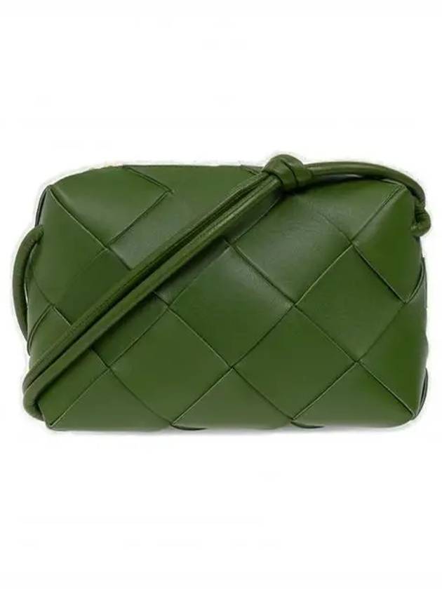 Bottega Veneta Cassette Intrecciato Small Cross Bag Avocado