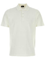 Fendi FF Pique Polo Shirt White