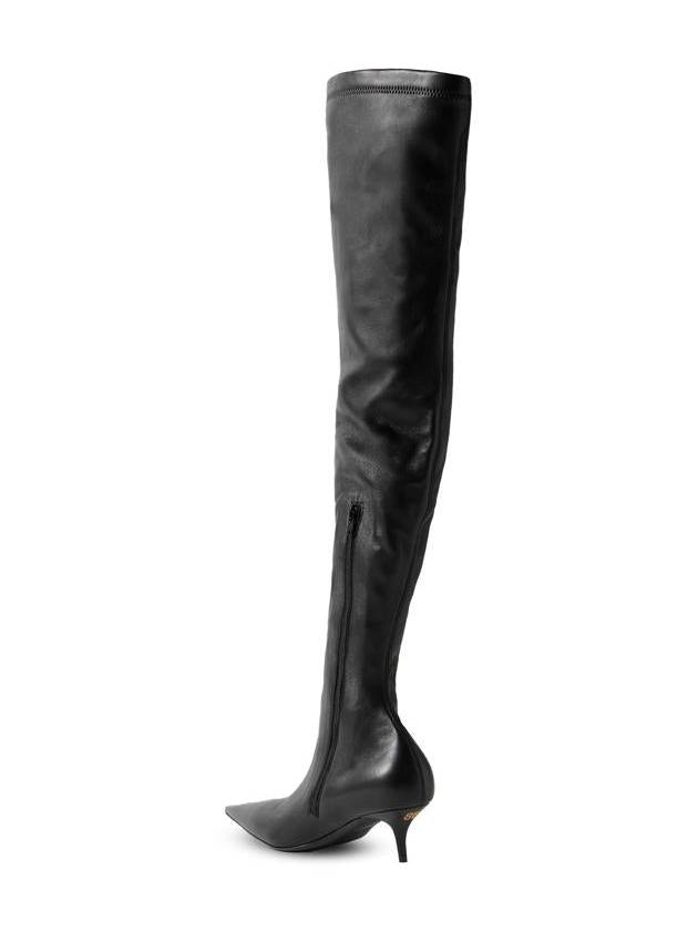 Balenciaga Avenue Nappa Leather Long Boots Black