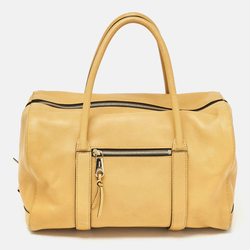Chloe Yellow Leather Madeleine Satchel
