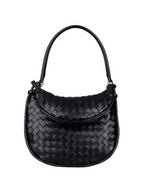 Bottega Veneta Intrecciato Gemelli Medium Tote Bag Black