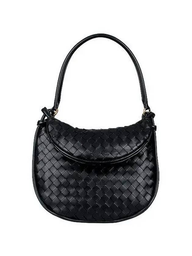 Bottega Veneta Intrecciato Gemelli Medium Tote Bag Black