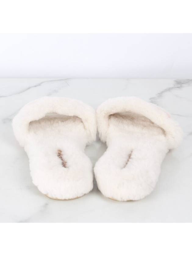 logo shearling slippers 36 230 Dior