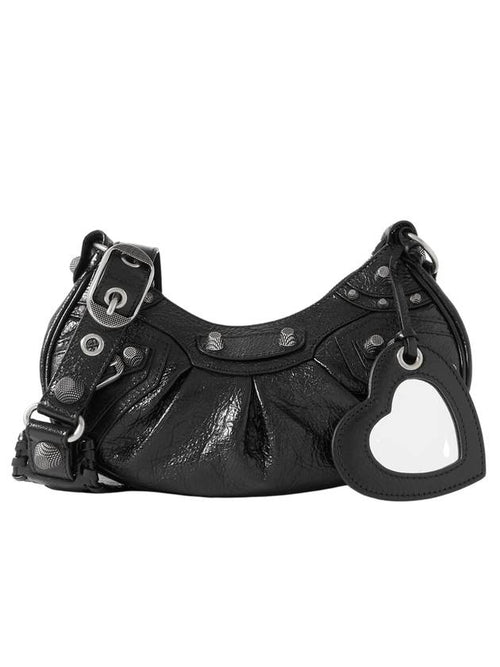 Balenciaga Le Cagole XS Lambskin Shoulder Bag Black