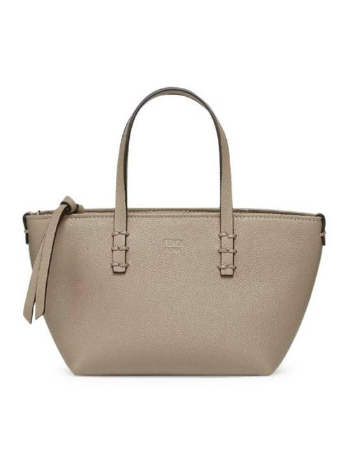 Fendi Selleria Mini Tote Bag Dove Grey