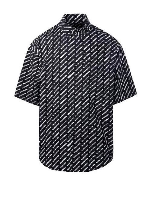 Balenciaga long sleeve shirt BLACK WHITE