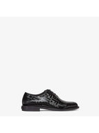 Fendi Patent Leather Lace Up Derby Black