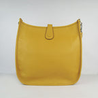 Hermes Evelyne I handbag H6309 yellow silver