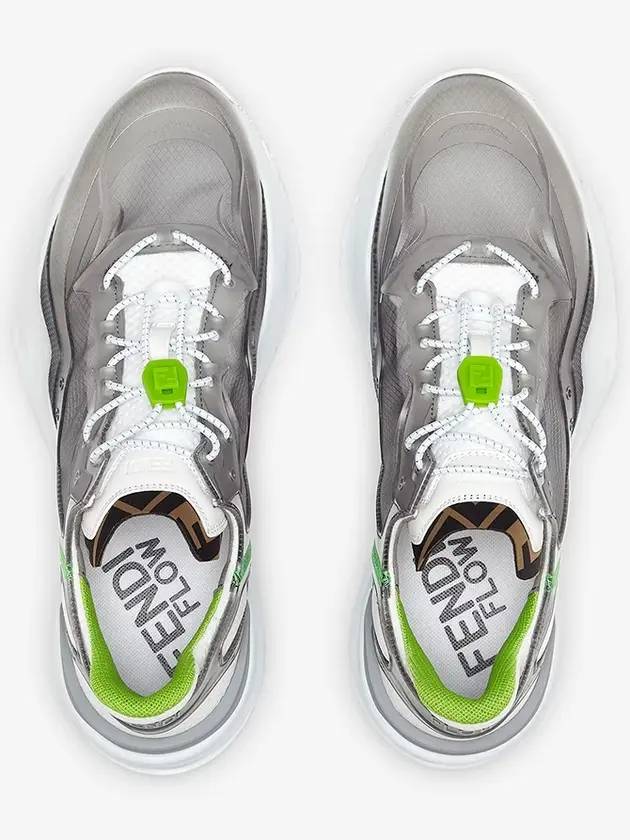 Fendi Flow Low Top Sneakers Grey