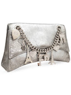 Balenciaga Balenciaga Shoulder Bag Crush By Balenciaga, Women's, Silver