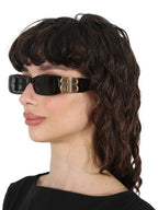 Balenciaga Eyewear Acetate BB Logo Sunglasses Brown