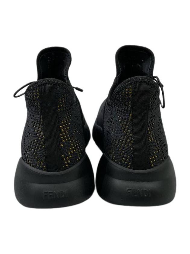 Fendi Mesh Low Top Sneakers Black