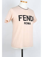 Fendi Women s Logo Embroidered T Shirt XS