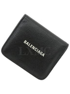 Balenciaga Everyday flap wallet black mini 594216