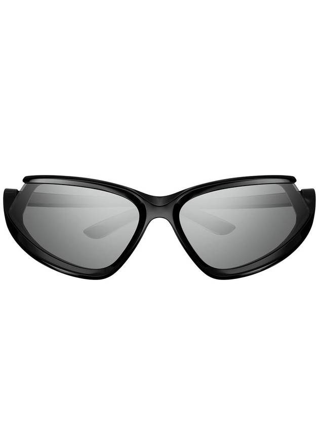 Balenciaga Eyewear Side Expand Mirror Oval Frame Sunglasses