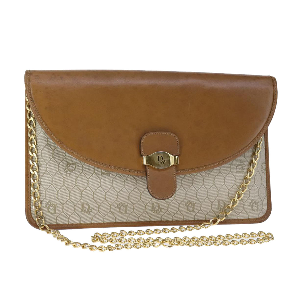 Dior Honeycomb  Canvas Shoulder Bag (Pre-Owned)