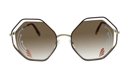 Chloe CE132SRI Havana Rectangle Sunglasses