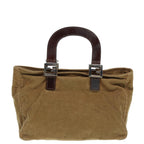 Fendi Corduroy  Cloth Handbag ()