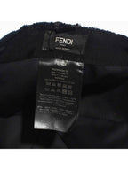 Fendi FF All Over Logo Pattern Ball Cap Blue
