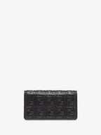 Fendi FF Baguette Nappa Leather Long Wallet Black