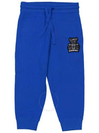 Burberry Burberry Boys Canvas Blue Otto Bear Patch Joggers, Size 2Y