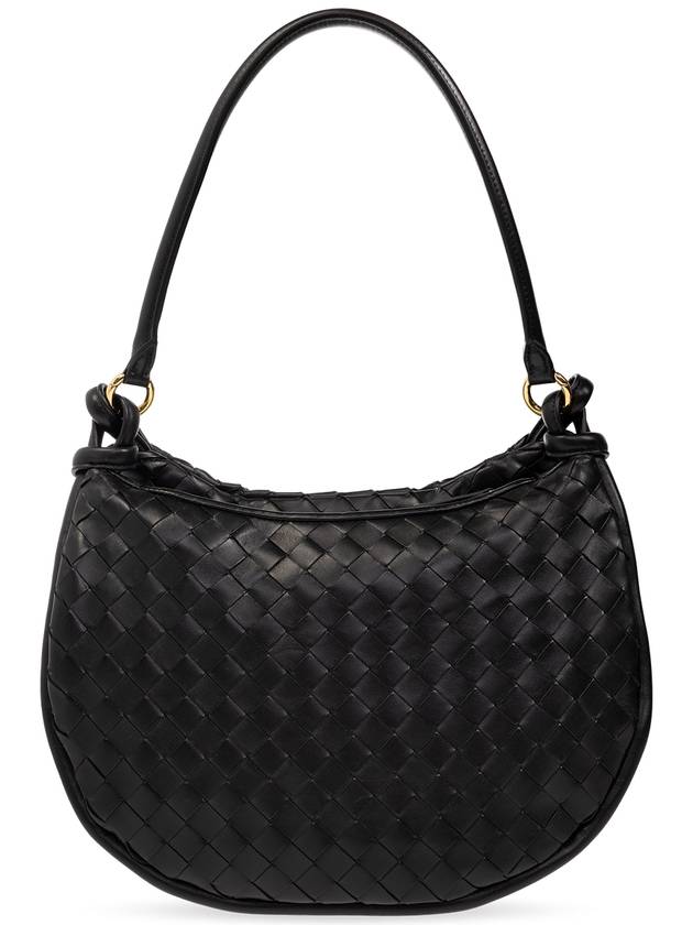 Bottega Veneta Intrecciato Gemelli Medium Tote Bag Black
