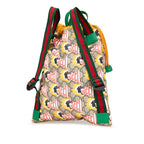 Gucci GG Supreme Children's Lion Motif PVC Leather Backpack