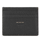 Fendi Leather Card Case Black
