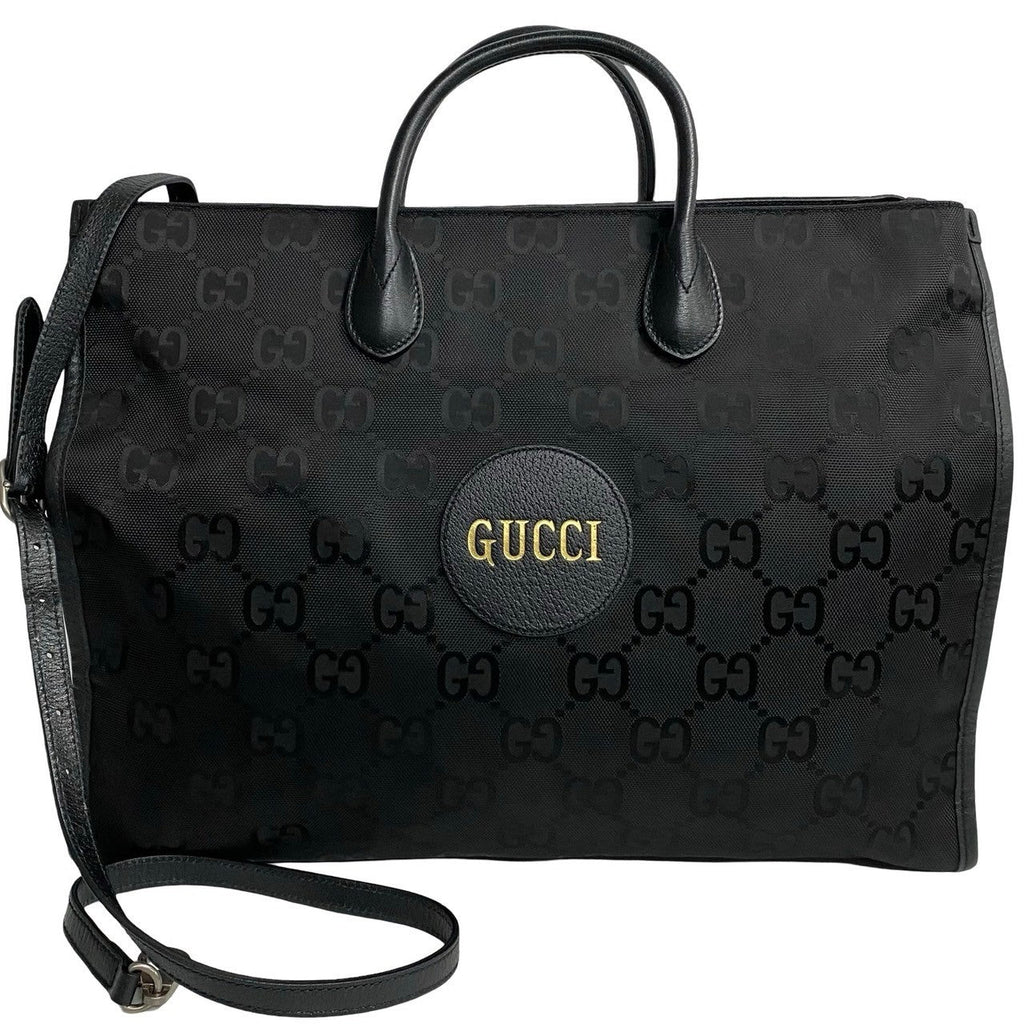 Gucci Off The Grid GG Monogram Leather Canvas 2way Shoulder Bag