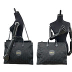 Gucci Off The Grid GG Monogram Leather Canvas 2way Shoulder Bag