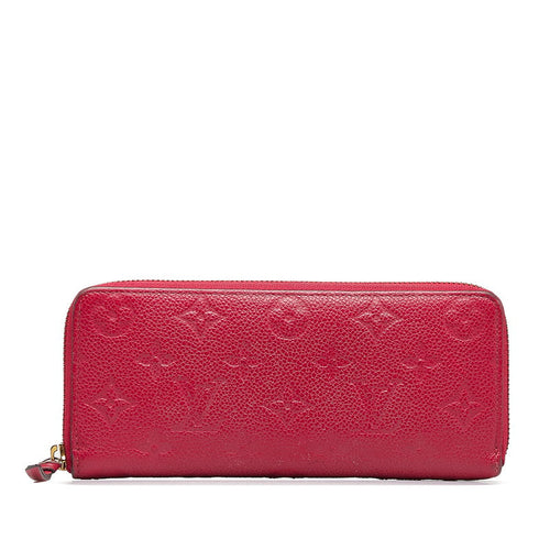 Louis Vuitton Monogram Empreinte Clemence Long Wallet M62535