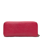 Louis Vuitton Monogram Empreinte Clemence Long Wallet M62535