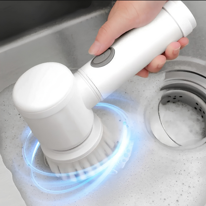Waterproof 5-in-1 Rechargeable Electric Scrub Gun