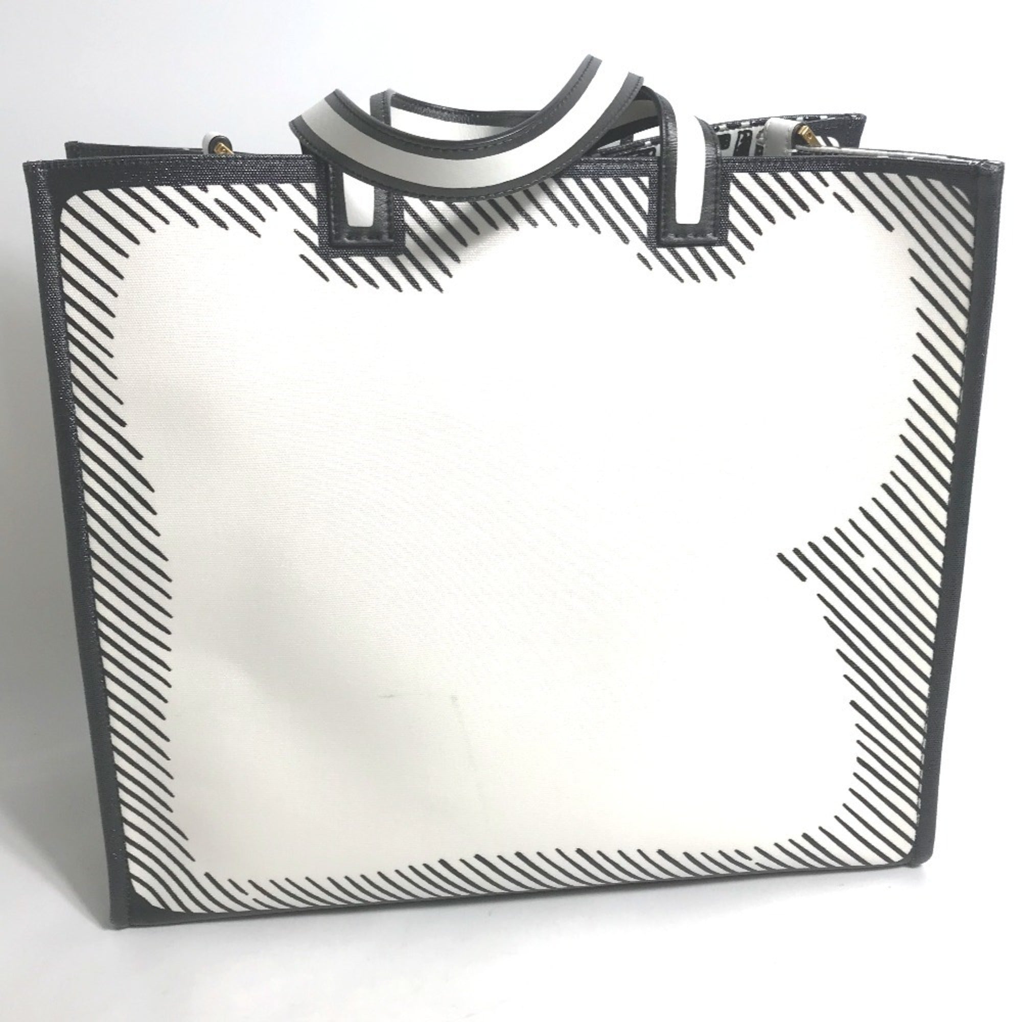 Fendi   Coated Canvas Handbag Tote Bag ()