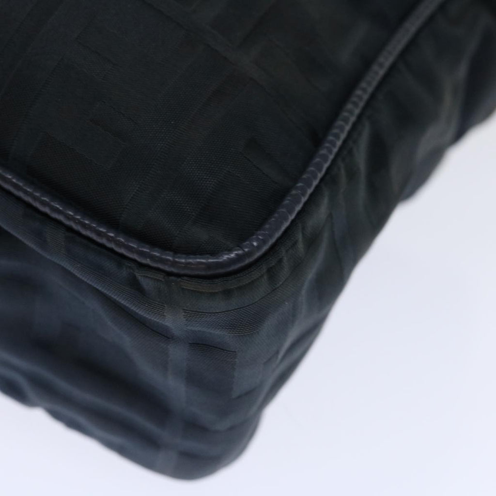 FENDI Zucca Canvas Hand Bag Black70163