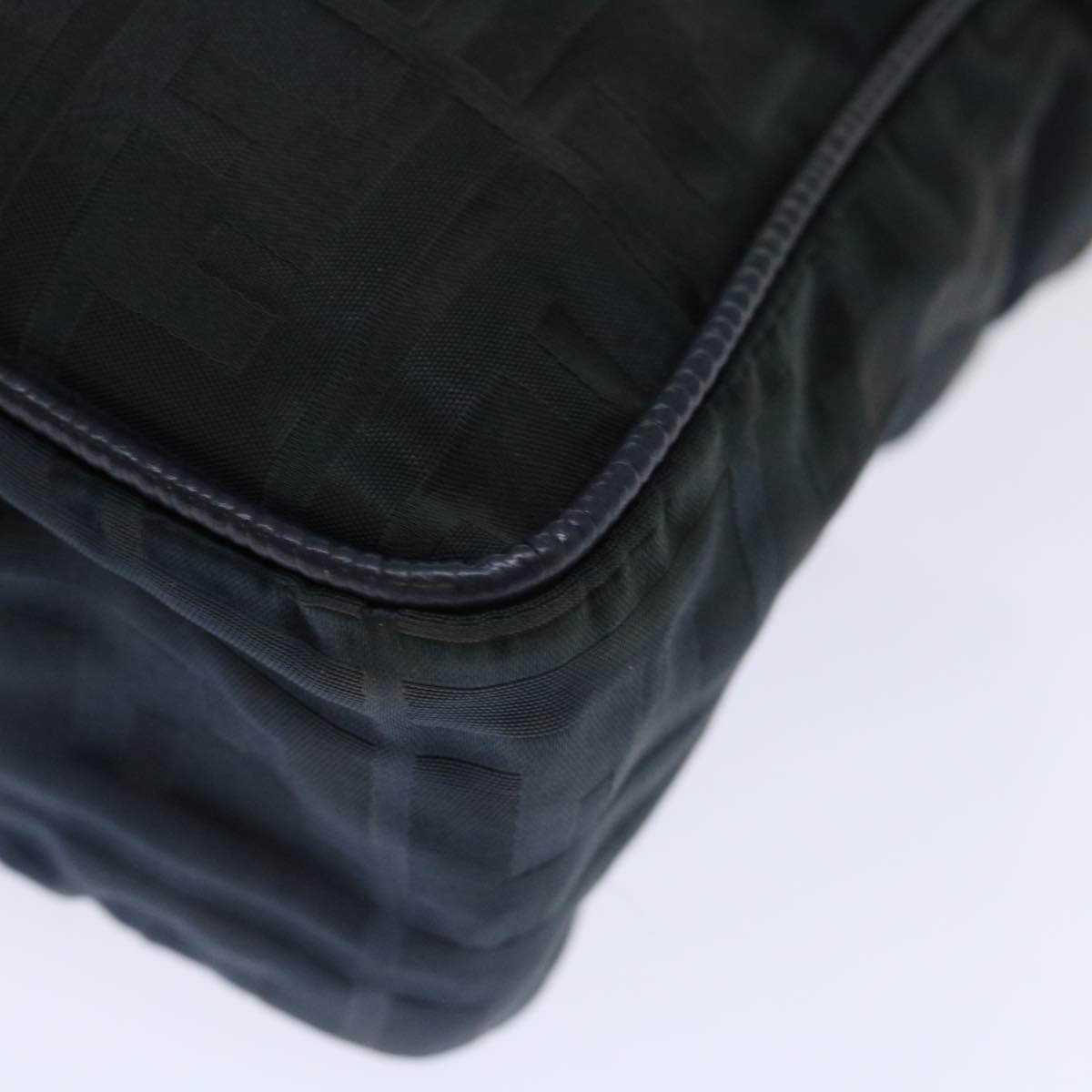 FENDI Zucca Canvas Hand Bag Black70163