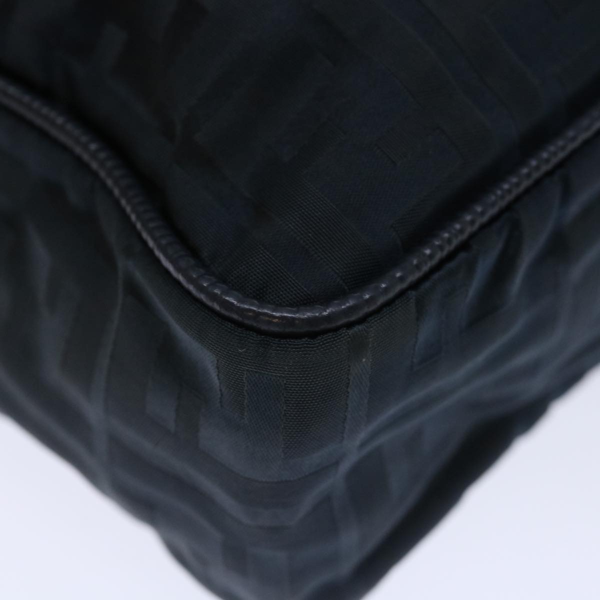 FENDI Zucca Canvas Hand Bag Black70163