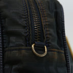 FENDI Zucca Canvas Hand Bag Black70163