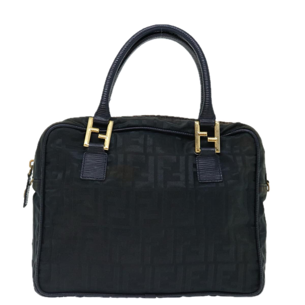 FENDI Zucca Canvas Hand Bag Black70163