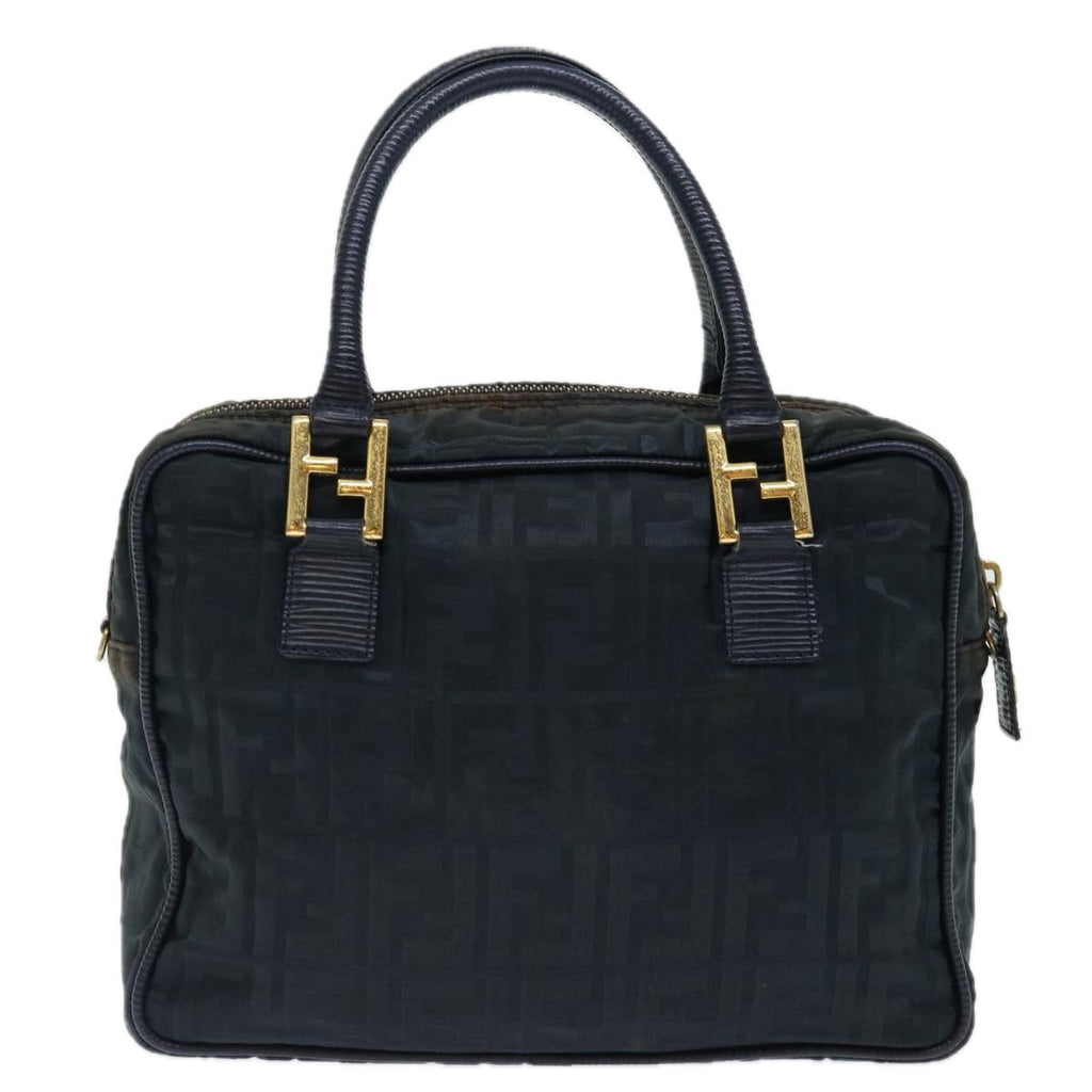 FENDI Zucca Canvas Hand Bag Black70163