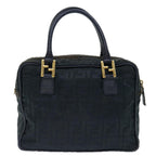 FENDI Zucca Canvas Hand Bag Black70163