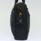 FENDI Zucca Canvas Hand Bag Black70163