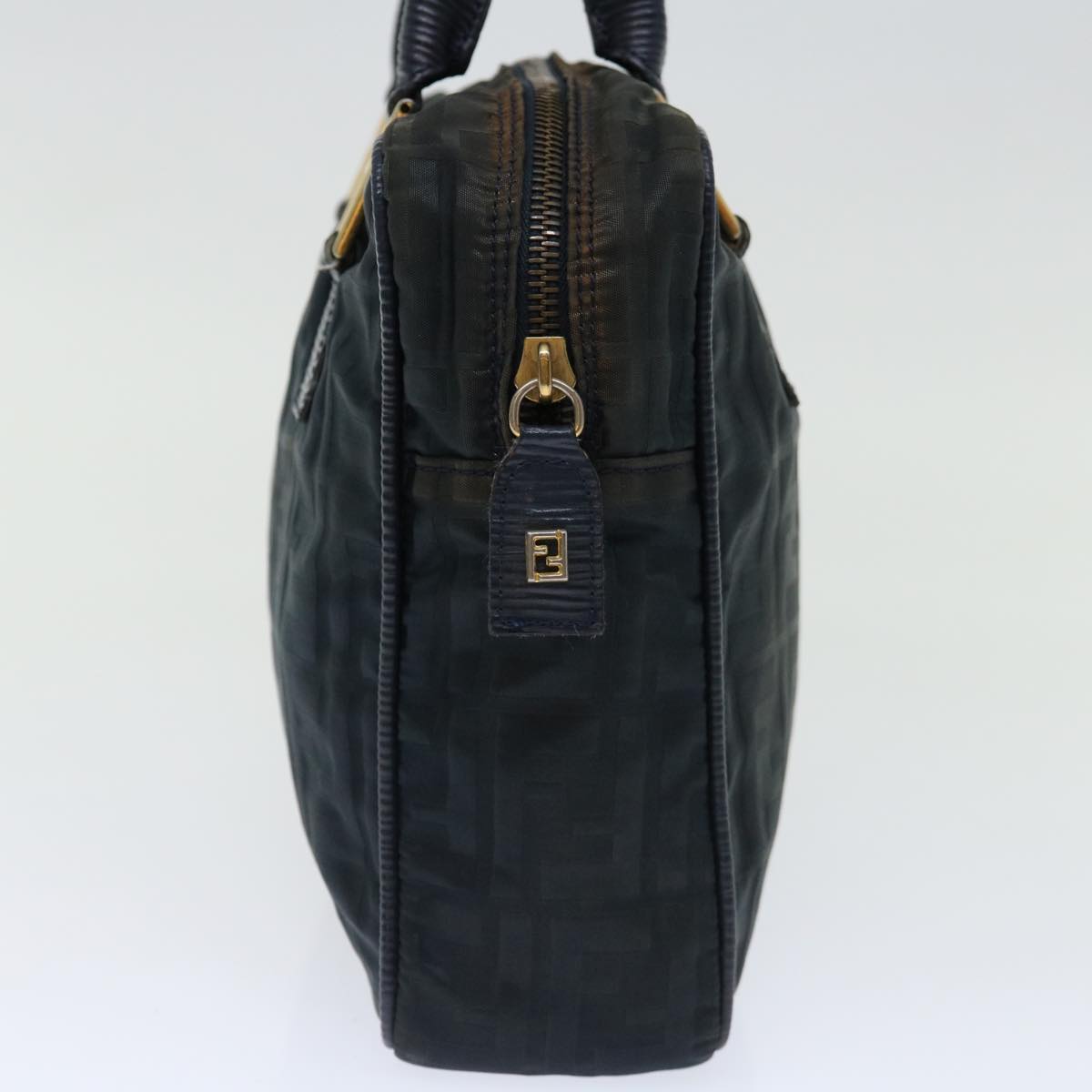 FENDI Zucca Canvas Hand Bag Black70163